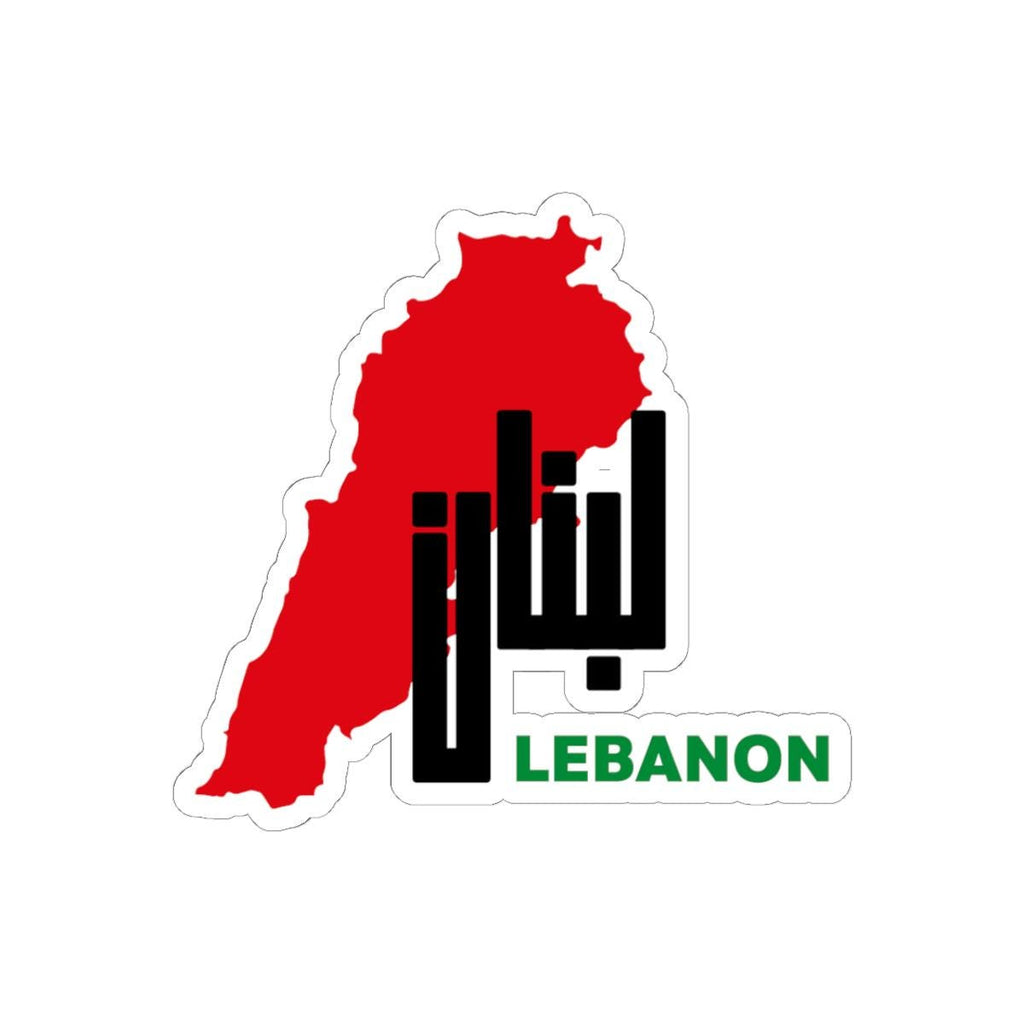 Lebanon Map Sticker