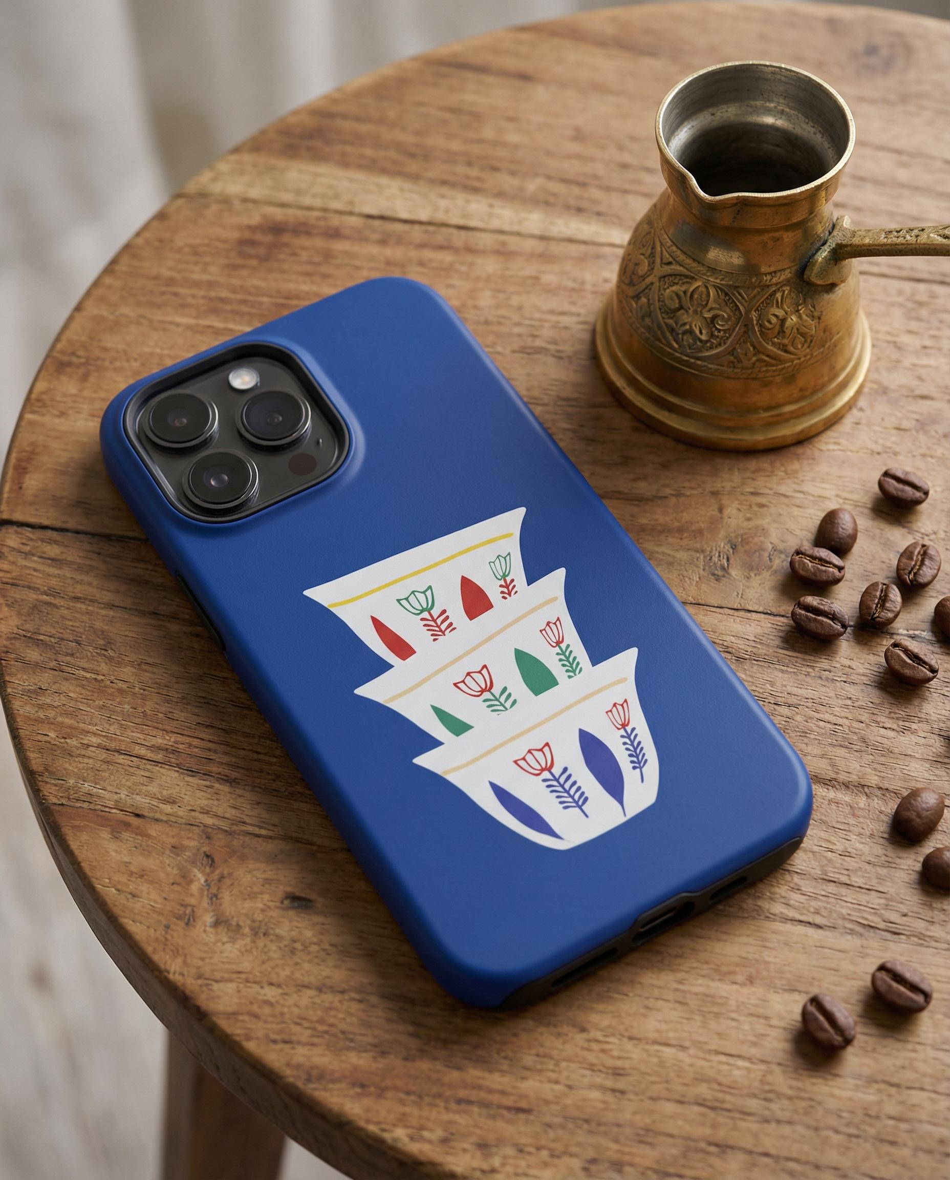 Lebanese Coffee Cup Phone Case | Arabic Finjan iPhone Cover | Middle Eastern Design