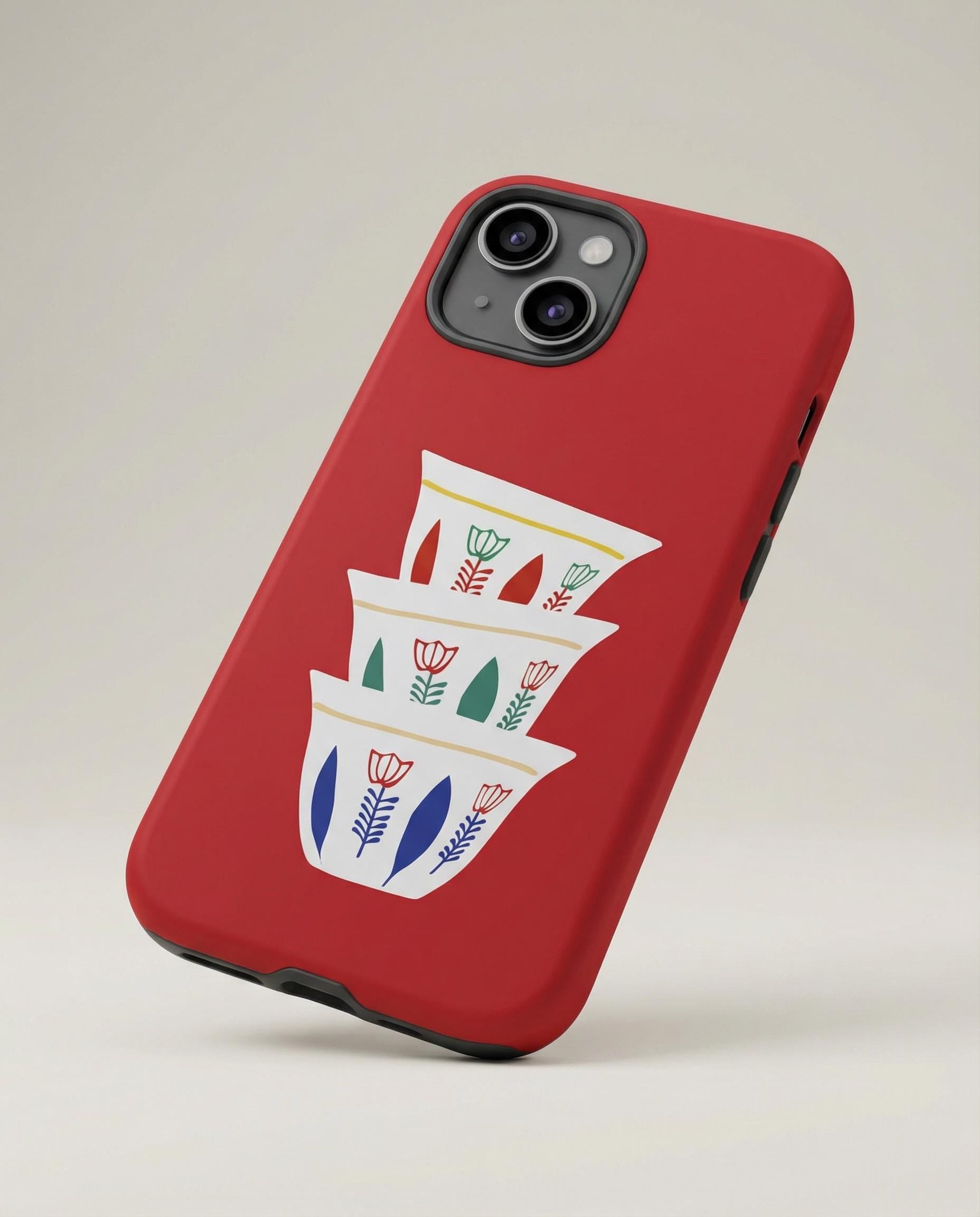Lebanese Coffee Cup Phone Case | Arabic Finjan iPhone Cover | Middle Eastern Design