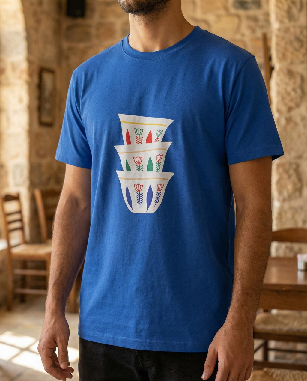 Lebanese Coffee Finjan T-Shirt | Arabic Heritage Graphic Tee