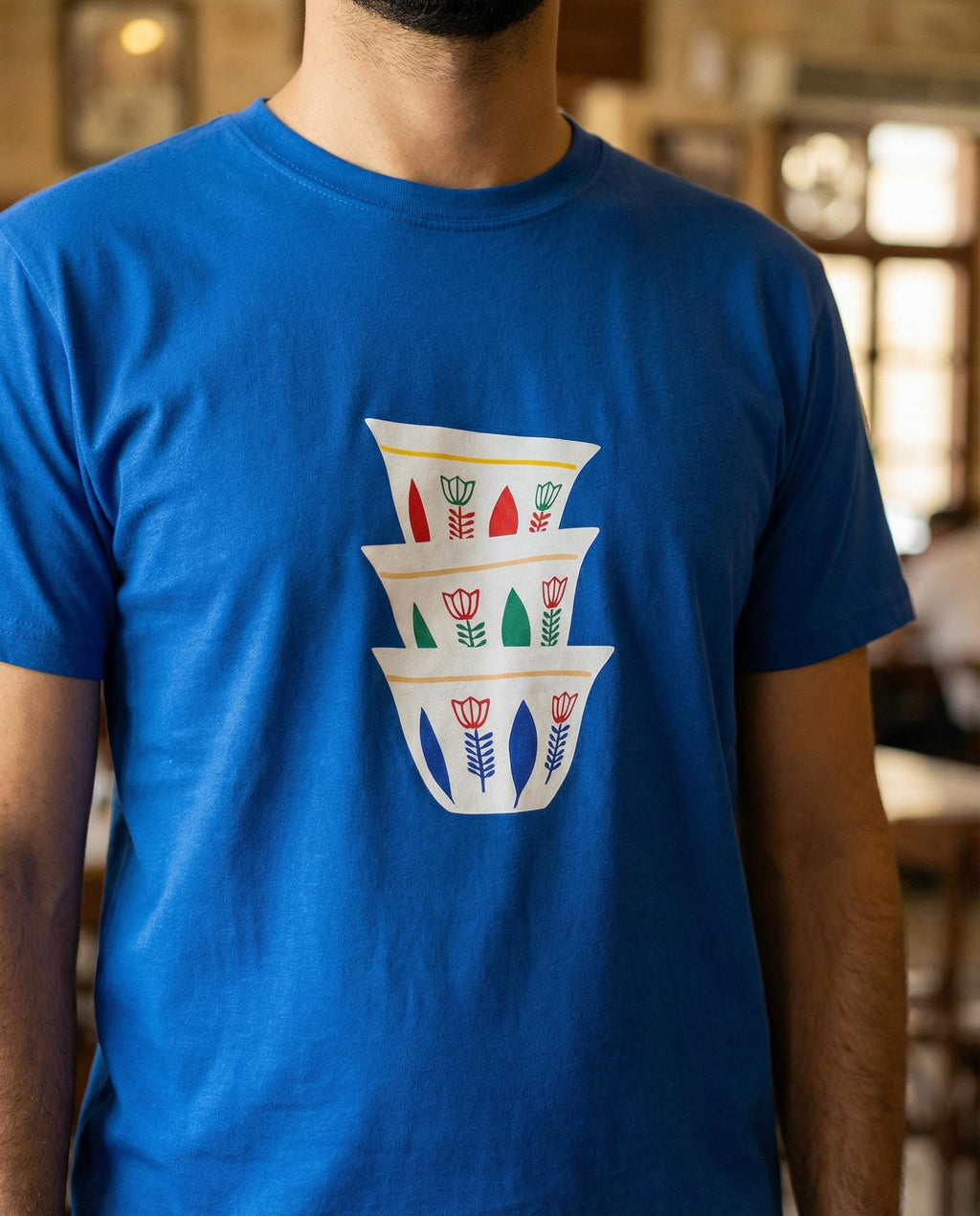 Lebanese Coffee Finjan T-Shirt | Arabic Heritage Graphic Tee