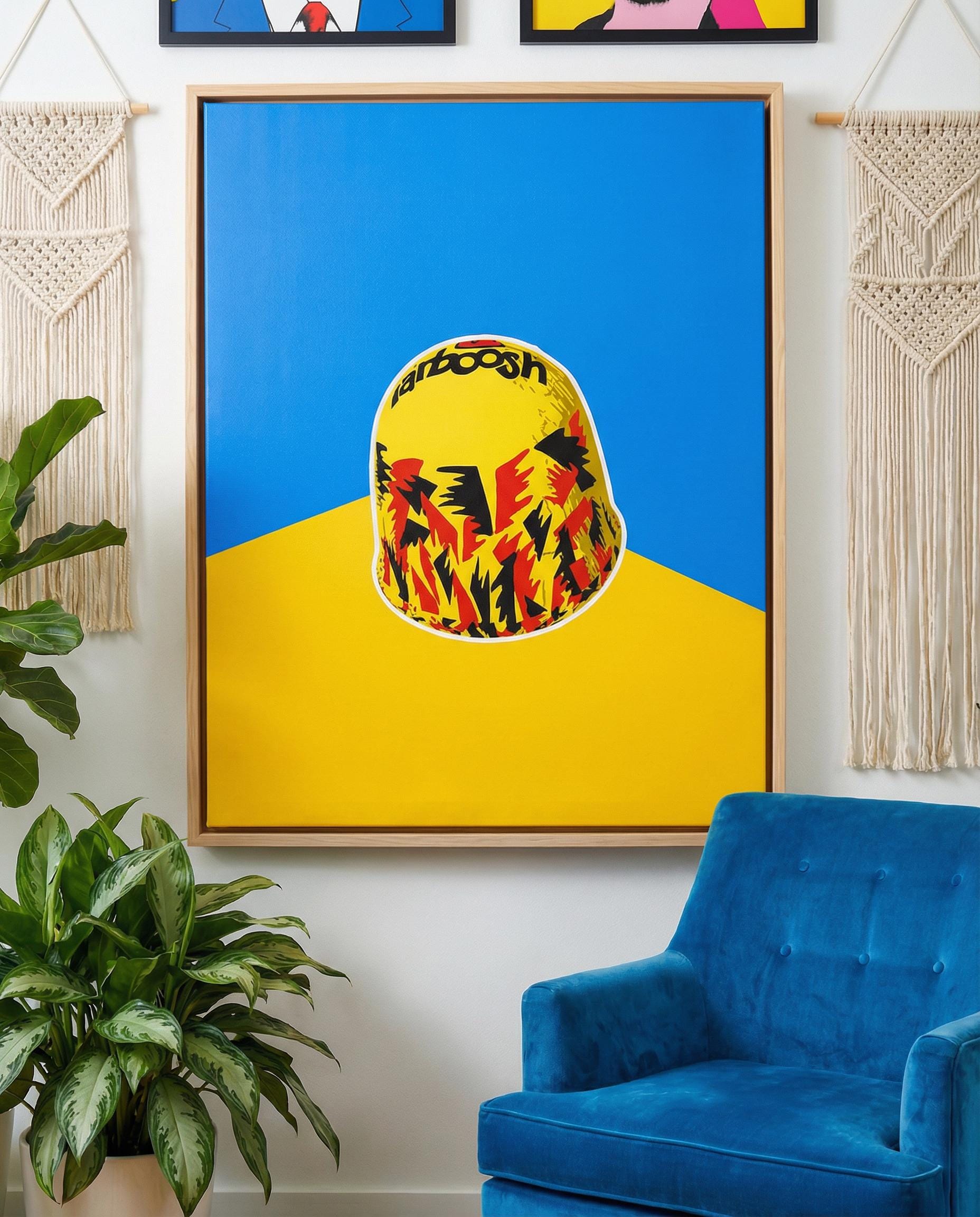 Lebanese Tarboosh Pop Art | Modern Beirut Candy Wall Decor | Lebanon Diaspora Gift