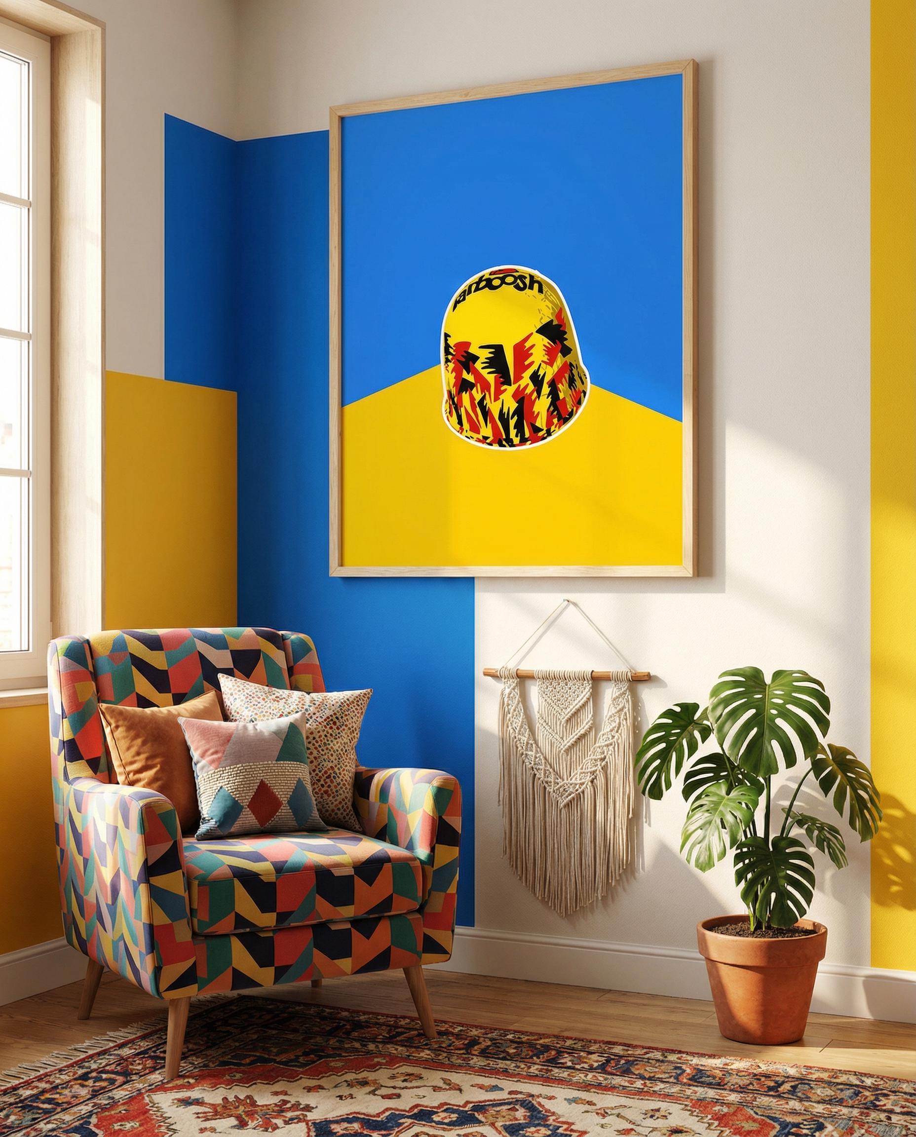 Lebanese Tarboosh Pop Art | Modern Beirut Candy Wall Decor | Lebanon Diaspora Gift