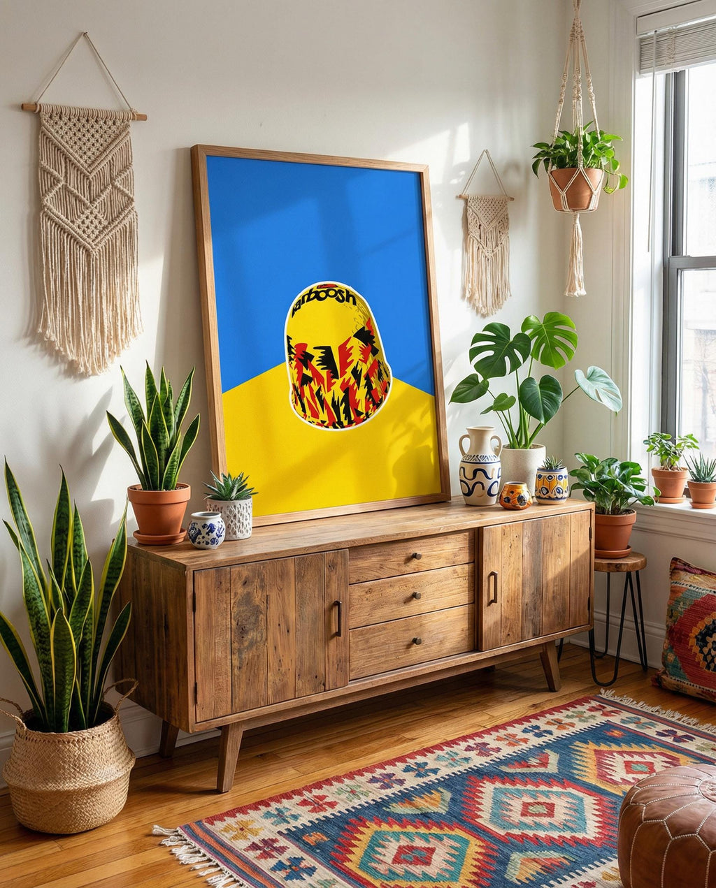 Lebanese Tarboosh Pop Art | Modern Beirut Candy Wall Decor | Lebanon Diaspora Gift